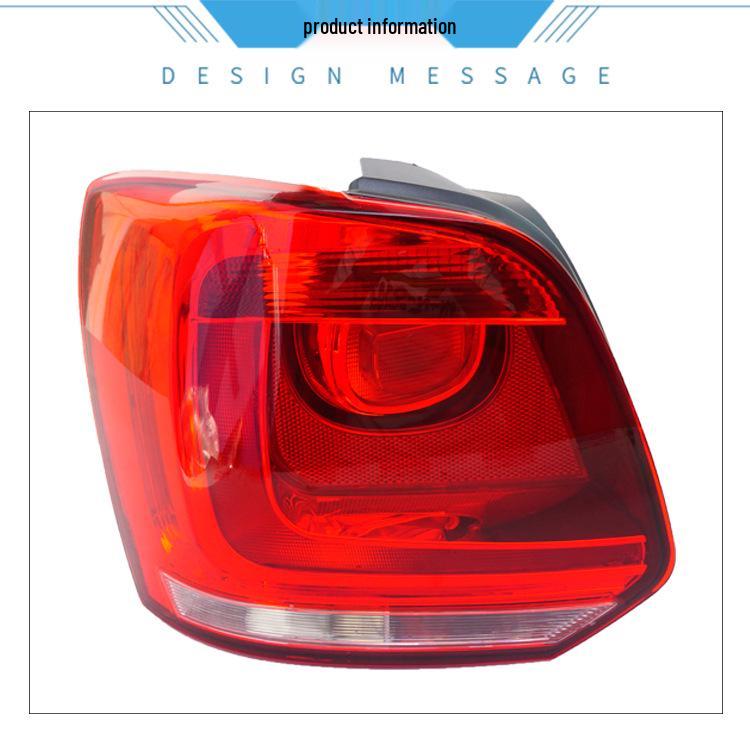 Compatible Rear Taillights and Brake Light Covers for Volkswagen Polo Hatchback (New and Old Models)