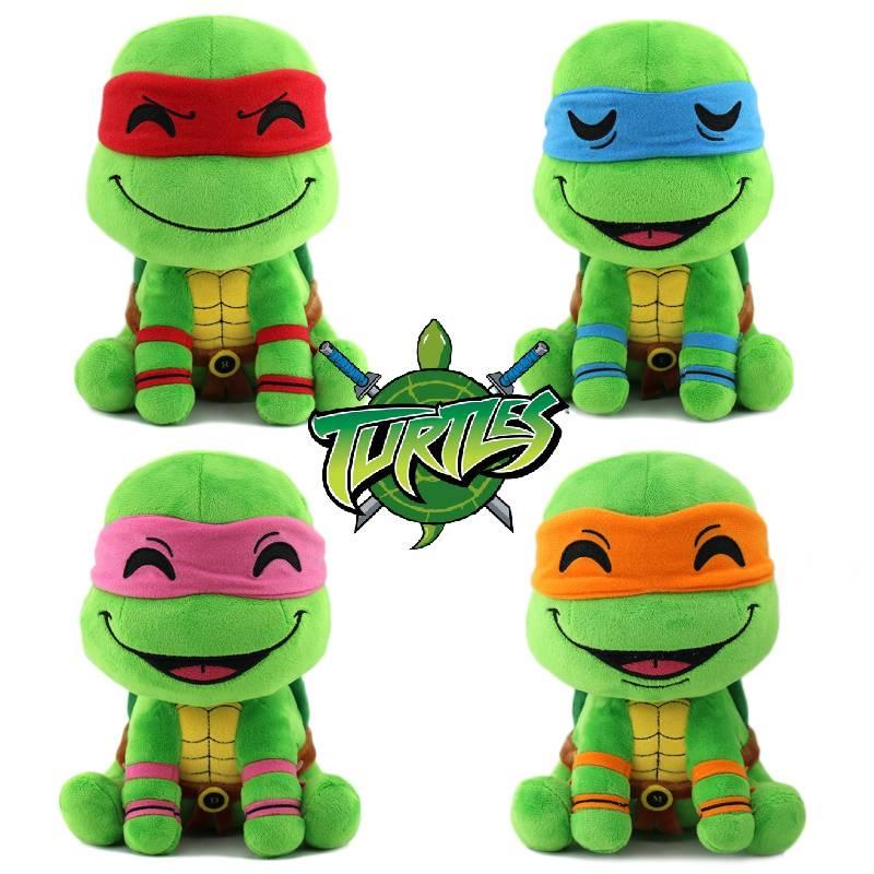 Cute Ninja Turtle Plush Toy Soft Stuffed Animal For Kids Cartoon Style Turtle Figure