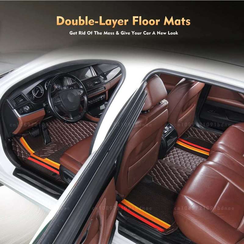 For Hyundai Sonata 11 2024 Double Layer Car Floor Mats  Auto Foot Pads Carpet Cover Interior Accessories