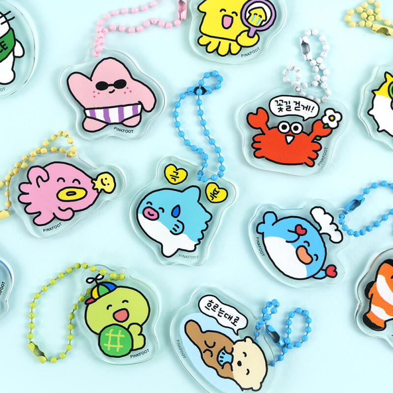 Sea Friends Random Acrylic Keychain 6th Edition (Random Delivery) Sea Friends Random Acrylic Keychain Part 6_Random