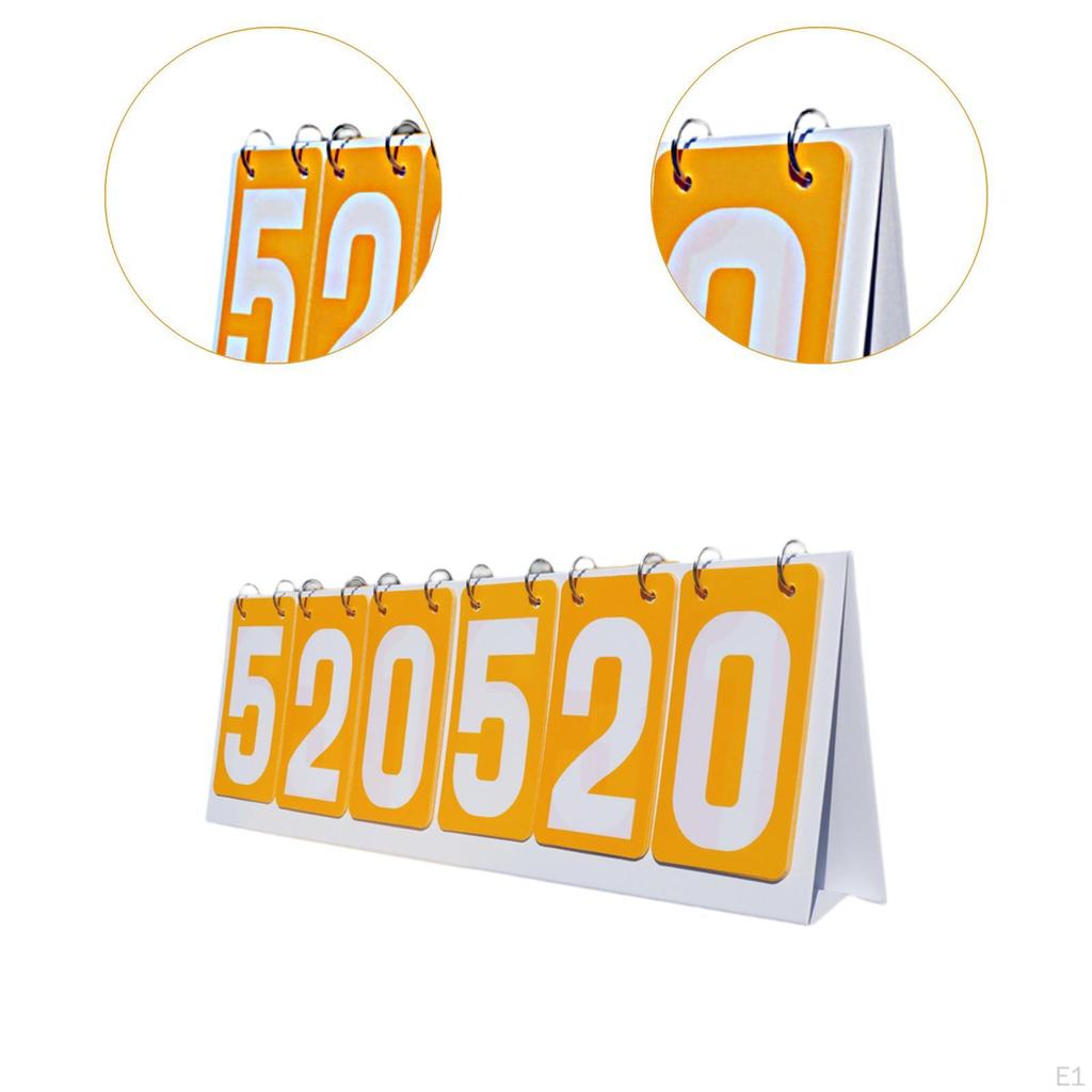 For Sports with 6 Digits Display, Table Score Flipper Soccer And Volleyball