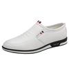 Men's shoes 2025 new summer trendy sports little white shoes men's leather breathable casual leather shoes