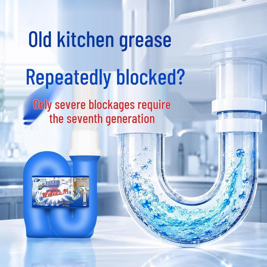 Ping An Datong Pipe Cleaner & Deodorizer for Kitchen, Toilet & Floor Drains