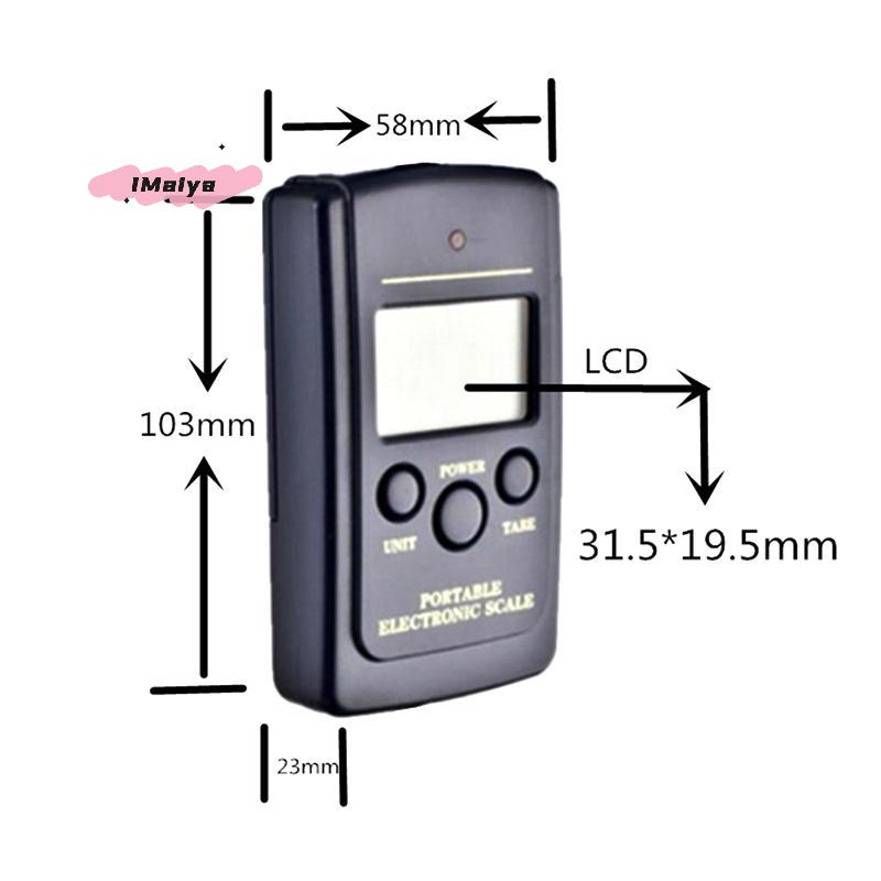 40kg Multifunctional Mini Digital Hanging Scale Portable Electronic Weighing Tool for Fishing Luggage Travel with Hook