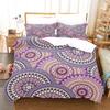 Bohemian Mandala Bedding Comforter Set, Luxury Duvet Cover, Double Size,Boho,Dekbedovertrek, 240x220, North America High Quality