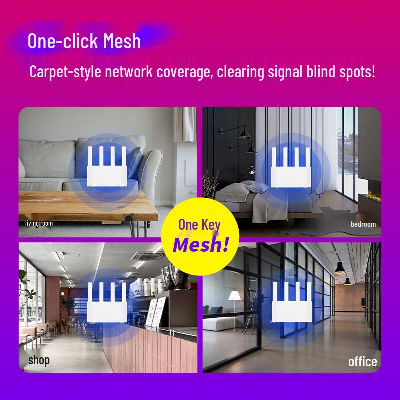 Mercury A15G AX1500 WiFi 6 Dual-Band Router (CN Version)