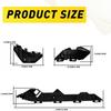 1 Set Rear Bumper Cover Retainer Bracket L+R Holder For 2009-2013 Toyota Corolla