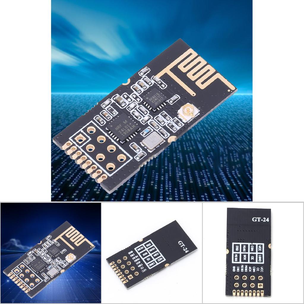 GT24 Digital Wireless Transmission Module Industrial Grade 2.4G NRF24L01+PaLNA Module(Paste