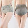 Sexy krajkové kalhotky se síťovinou na tvarování těla bezešvý hip lifting kalhotky na tvarování těla do poloviny pasu Dámské kalhotky s tvarováním po porodu