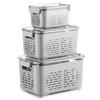 Pet Refrigerator Preservation Storage Box Frozen Sealed Box Drain Storage Fantastic Vegetables and Fruits Large Capacity Storage Basket