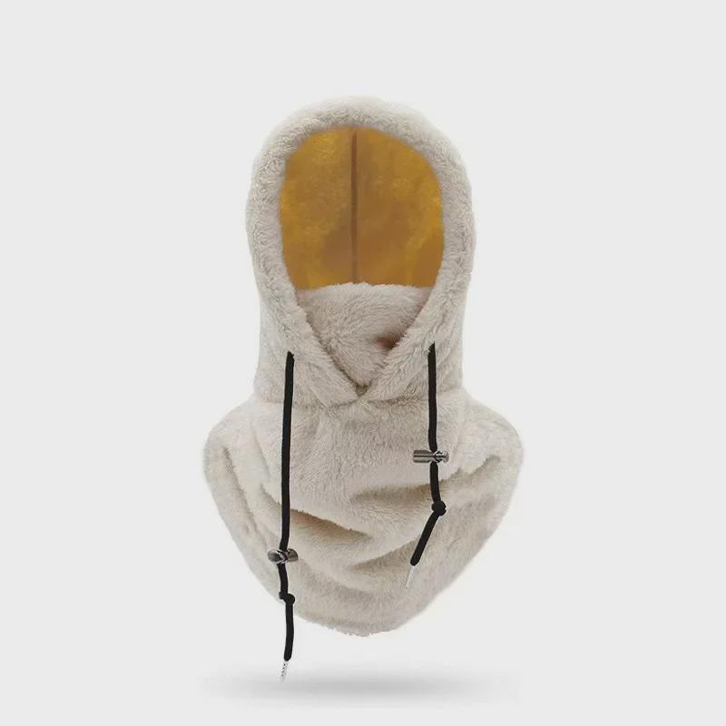 Winter Cycling Cap: Windproof, Cold-Proof, Thickened Neck Gaiter with Arctic Velvet Mask