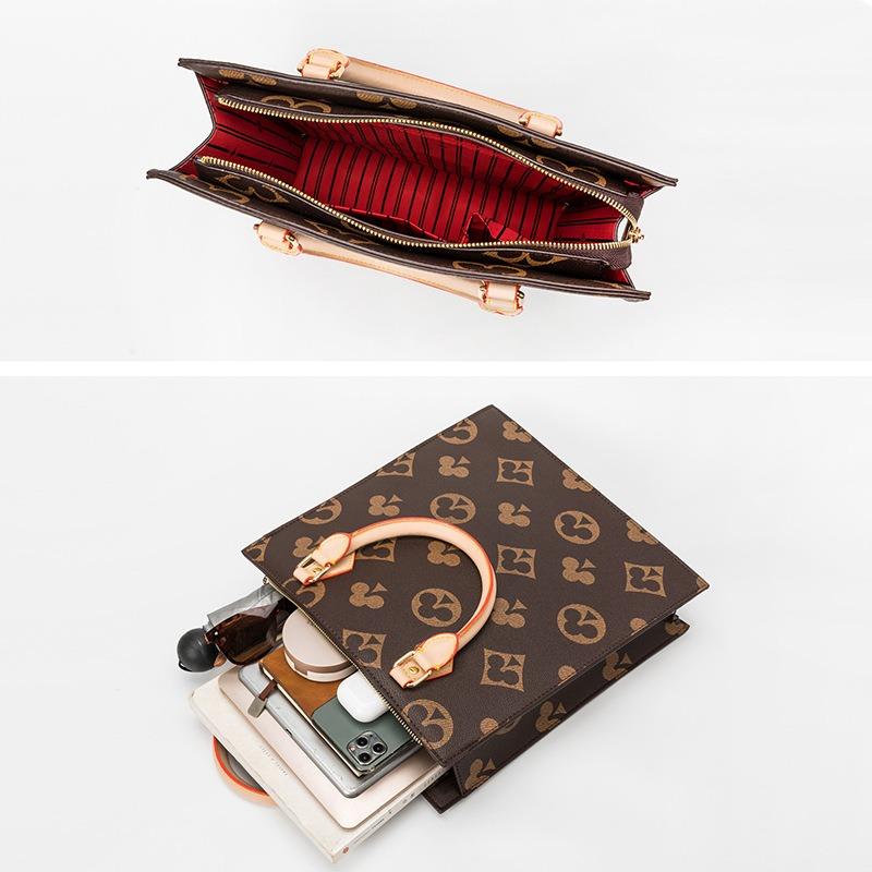 New Trendy Portable Women's Bag Large-capacity Work Business Briefcase Simple Vertical File Computer Bag