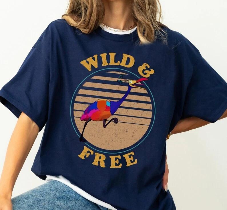 Pixar Up Movie Shirt Kevin Wild And Free Shirt Kevin Up S