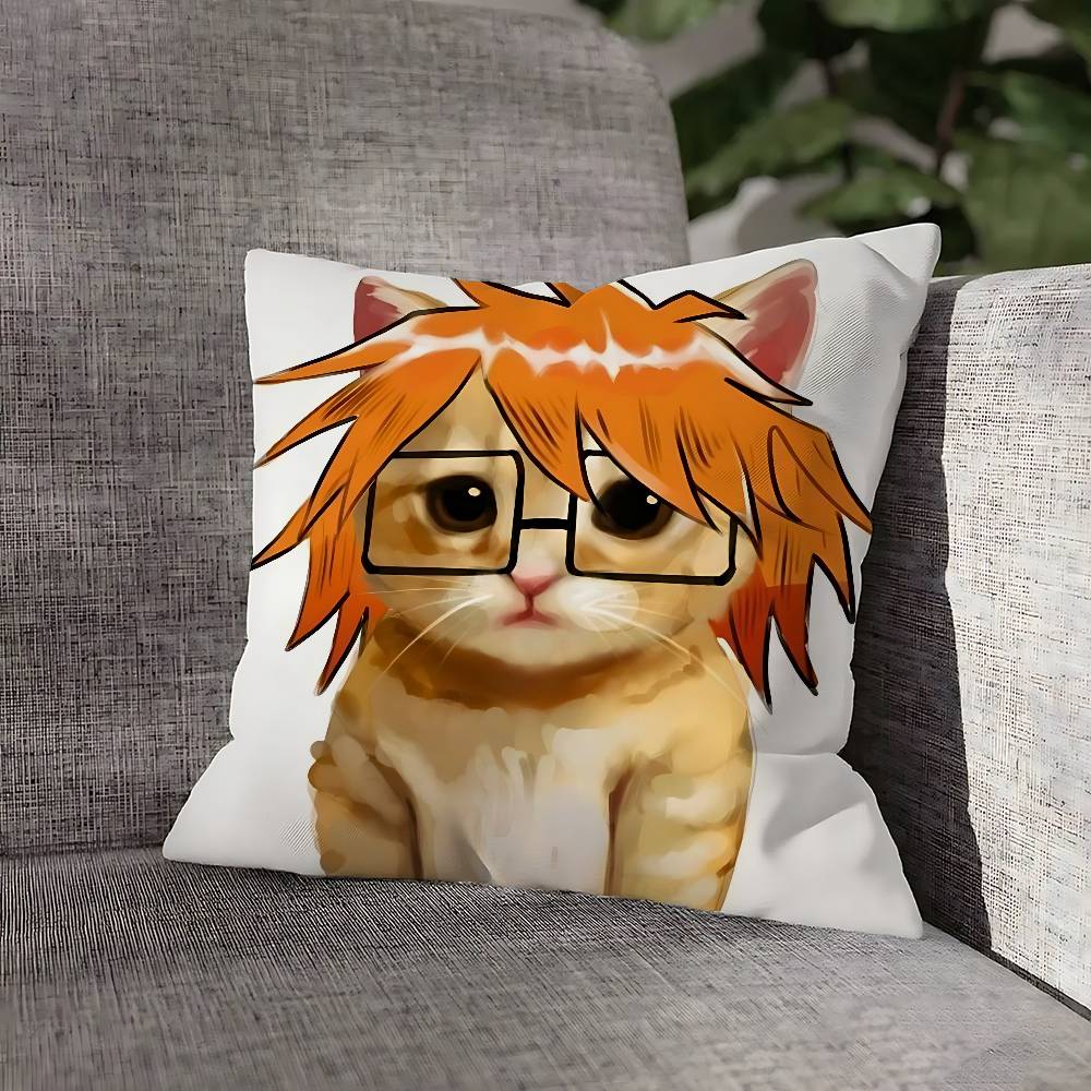 R-Rnfren Randal Luther Nyon Pillow Case For Sofa Decor Car Office Room Printing Cushion Cover Decorations and Protector