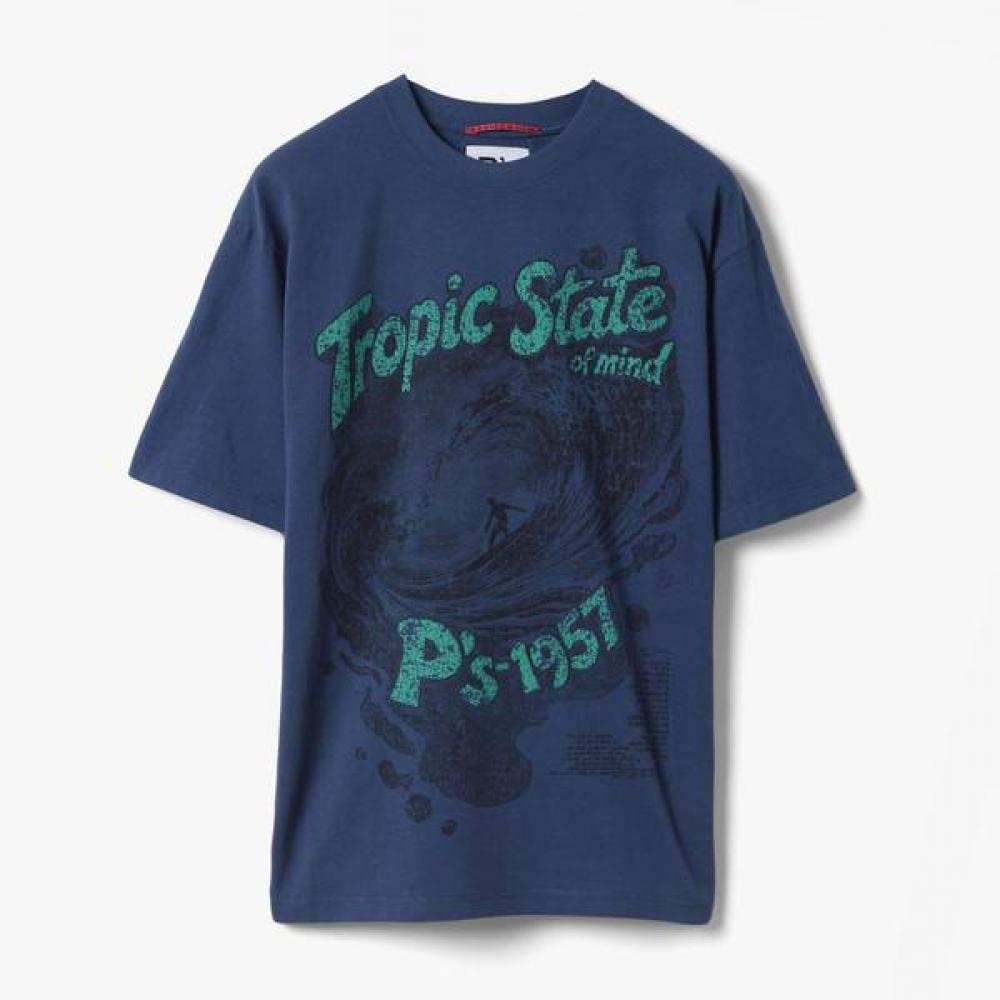 PresidenTs T shirT Tropic sTaTe Navy Pif1m60000a72 NAVY (NAVY)/M(100)
