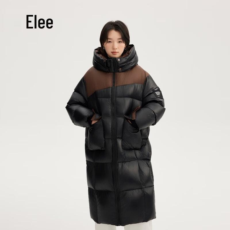 ERALLI Lightweight Casual Long Duck Down Puffer Coat