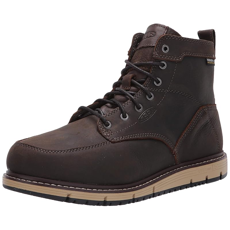 

[Keen] safety shoes SAN JOSE 6 WP san jose six waterproof waterproof men s CASCADE BROWN/BLACK 28.5 cm
