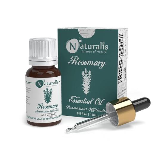 Naturalis Rosemary Hair Oil - Pure Rosemary Essential Oil & Joint Relief, Anti-Dandruff, Natural Hair Conditioner- 15ml 15ML