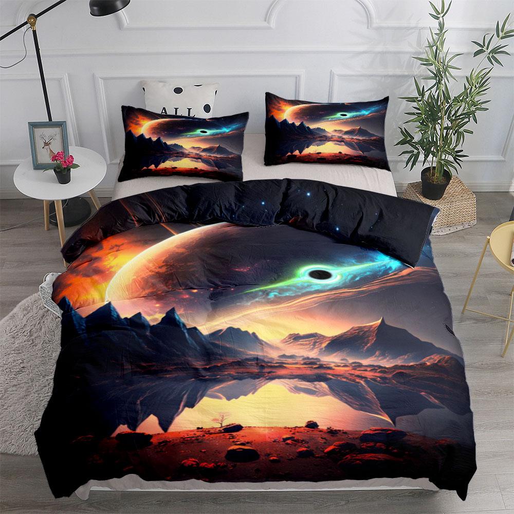 

Персонализированный Портал Сквозь Пространство Комплект Пододеяльника Великобритания Односпальный Двуспальный Квинсайз Кингсайз США Полуторный Двуспальный Кингсайз Комплект Постельного Белья EU single(135x200cm)