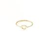 Felt&Son Small Heptagon Line Ring (14k Gold)