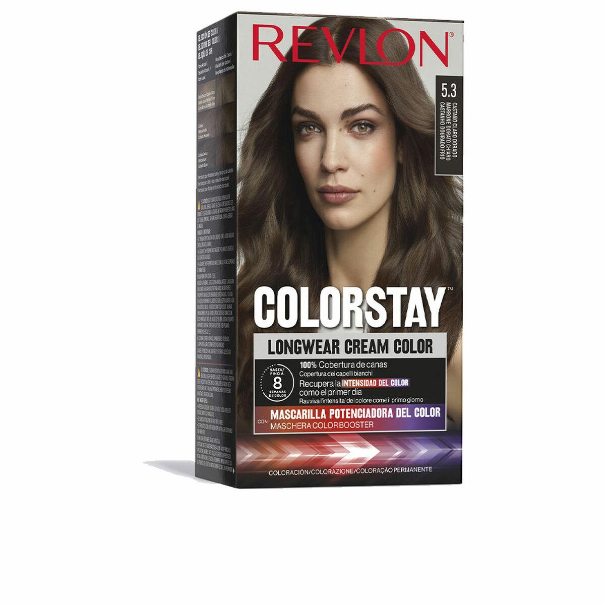 

Перманентный краситель Revlon Colorstay № 5.3 Светло-коричневый TU прозрачный