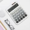 Mechanical Switch Calculator 12 Digits Large LCD Display Desktop Calculator Ergonomic Design Calculators for Teachers Students Office Home School