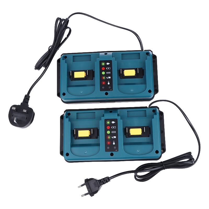 For Makita 18-20V Lithium Battery Rechargeable Portable Mini Dual Ports Charger Bl1860B Bl1850B Bl1830 Bl1840B Bl1860 L1845