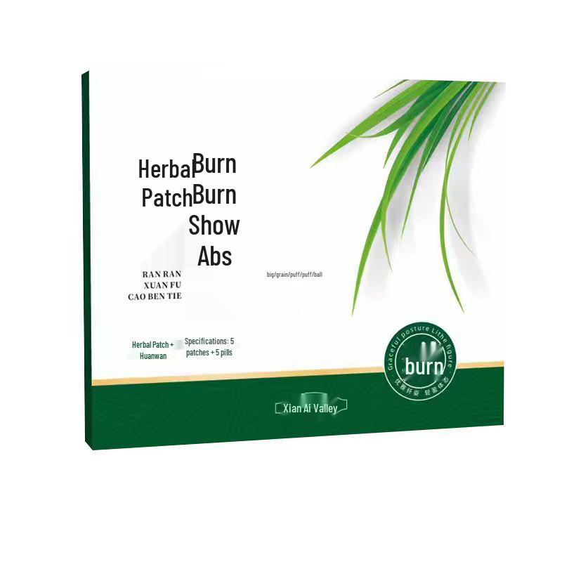 Mugwort Herbal Abs Patch: Acupoint & Navel Patches for Belly Heat Therapy