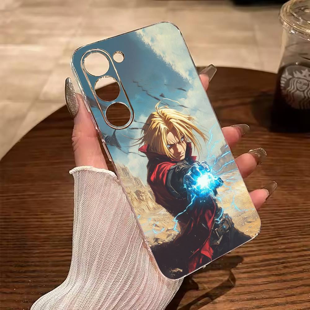 

Popular anime-F-Fullmetal -Alchemist Clear Soft Silicone Phone Case for Samsung Galaxy A71, A70, A52, A51, A40, A30 Samsung a30 a20