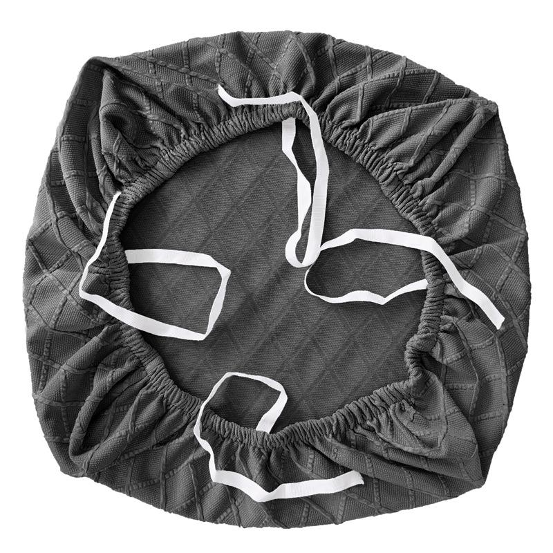 Stretch Jacquard Office Computer Chair Seat Covers, Removable Washable Anti-dust Desk Chair Seat Cushion Protectors