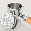 Portafiltru fără fund de 51 MM pentru aparate de cafea DeLonghi, Filtru din oțel inoxidabil 304 cu mâner, Instrument profesional pentru espresso pentru presare și extracție