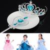 Girl Tiara Fairy Wand Set Children Crown for  Dress Up Kids Party