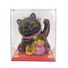 Y Solar Fortune Cat Waving Hand Ornament: Light-Powered Decor for Car, Living Room, or Office Desk