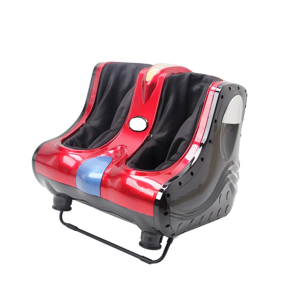 Smart Kneading Rolling Vibration Shiatsu Foot Calf Leg Massager 110V US Plug Red