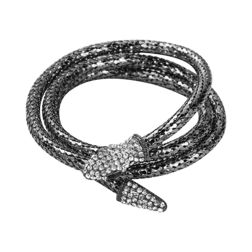 Alloy Bendable Snake Necklace Twistable Bracelet Creative Gift Flexible Choker