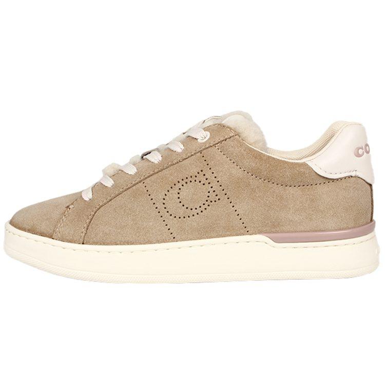 Coach Low Top Stylish Skateboarding Shoes Women's Light Brown G5500-OAT