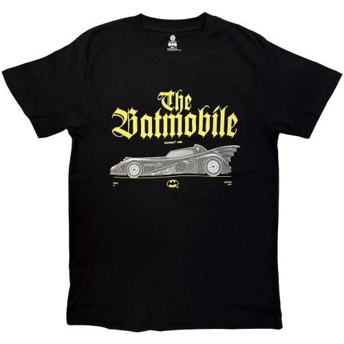 Batman Unisex Adult The Batmobile T-Shirt