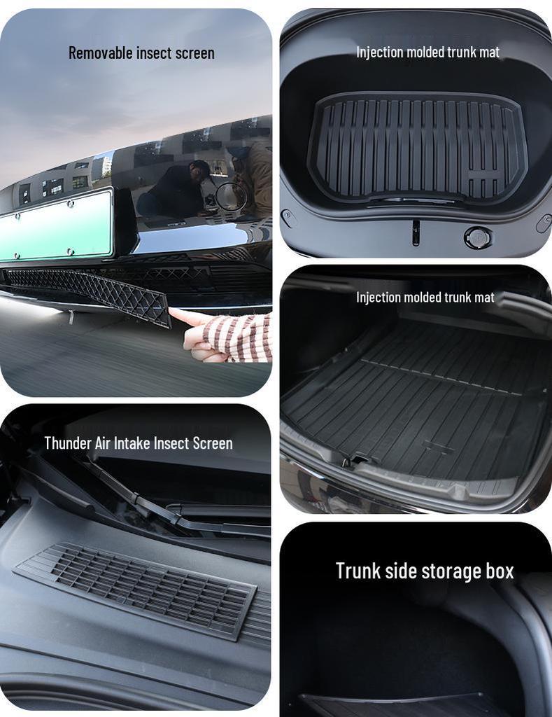 TPE Floor Mats for Tesla Model Y3 Interior - Complete Set for New Car Modification