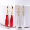 Korean Simple Long Bead Earrings - Versatile Fashion Jewelry for Women