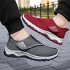 Shoes autumn women's mesh breathable casual shoes Velcro medium old mother shoes single shoes
