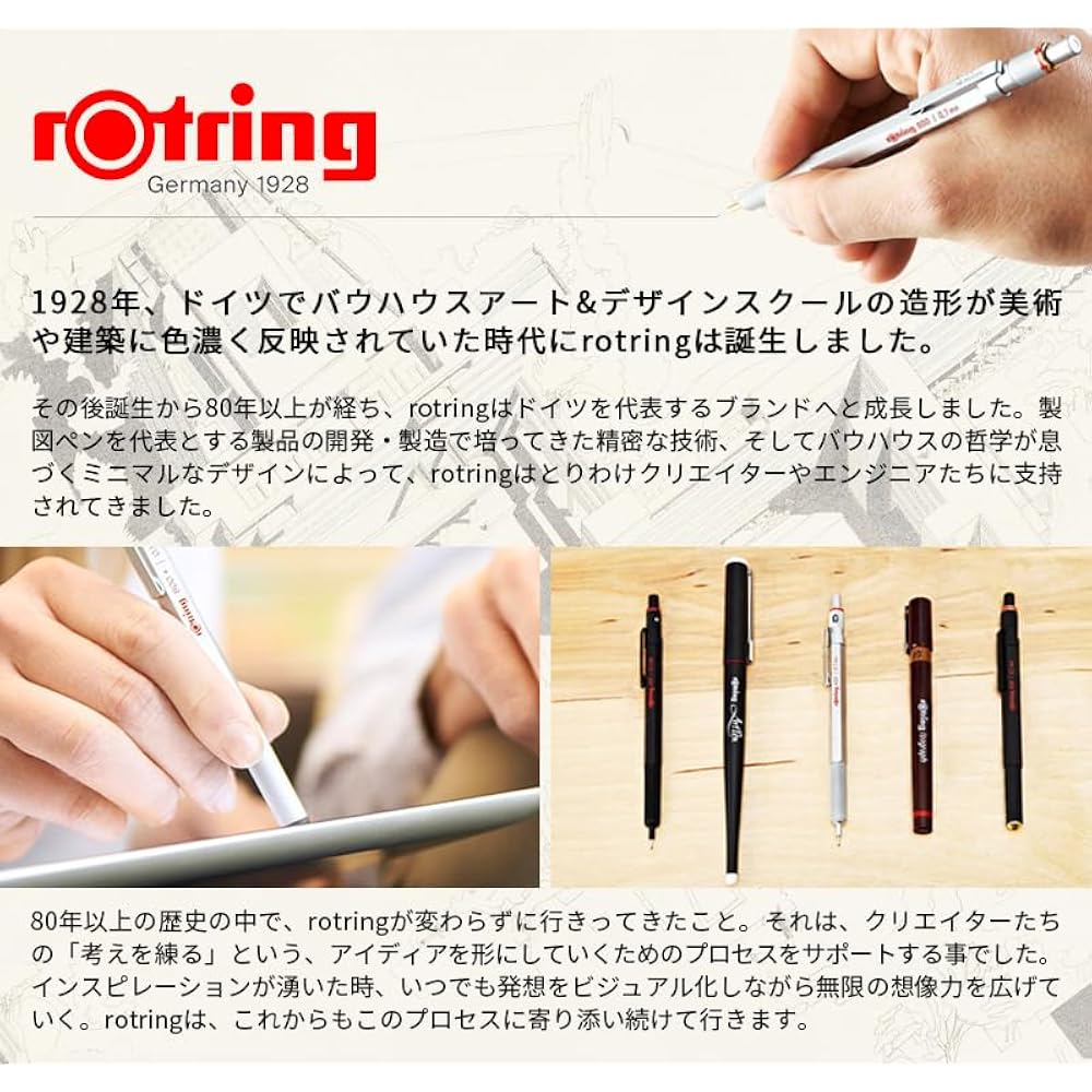 Rotring Rotling Refill Ballpoint Pen Refill 4 in 1 Black F 2184816