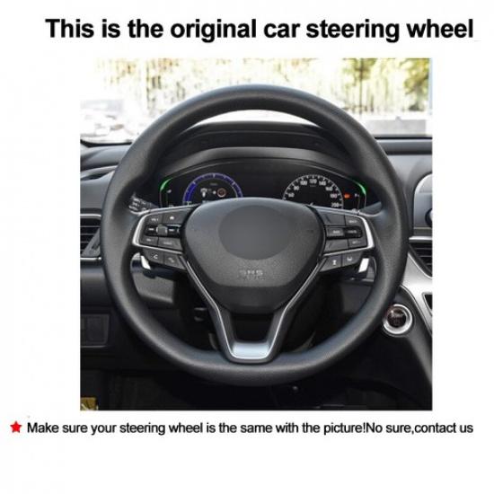 DIY Suede Car Steering Wheel Cover For Honda Accord 10 2018- ight -20