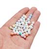 10g 4/6mm Acrylic Aurora Spacer Beads Gradient AB Color Imitation Pearl Round Bead for DIY Bracelet Jewelry Accessories