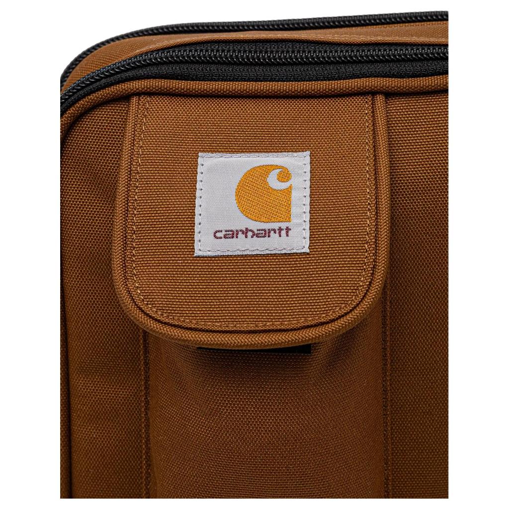 New Carhartt WIP Polyester Crossbody Bag, Shoulder Bag Small Size Unisex Caramel Brown I031470-HZXX