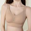 Seamless Lingerie Women's Gathering Bra Breast Retraction Anti-sagging Top Support Large-sized Bra Thin Bra Push Up Bra