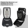 Portable Outdoor Key Lock Box 12 Digit Password Code Security Lock Waterproof Password Key Box Button Anti-Theft Case