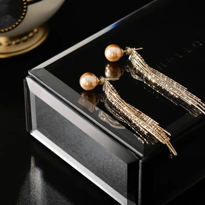 Tassel Earrings, Women s Long Style, Elegant Banquet Earrings, Fashionable and Versatile, High-end Earrings, New Popular Items
