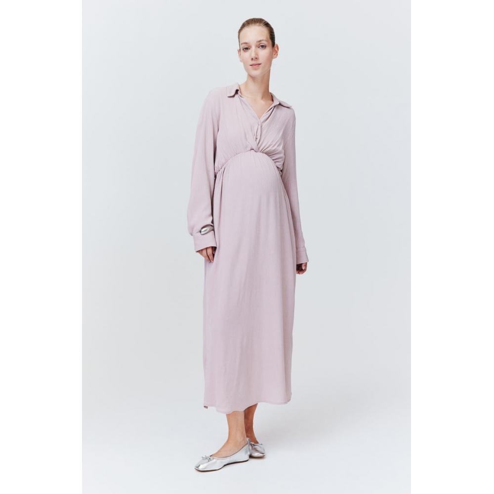 

HM MAMA До и После Платье для беременных и кормящих матерей Пыльно-розовый