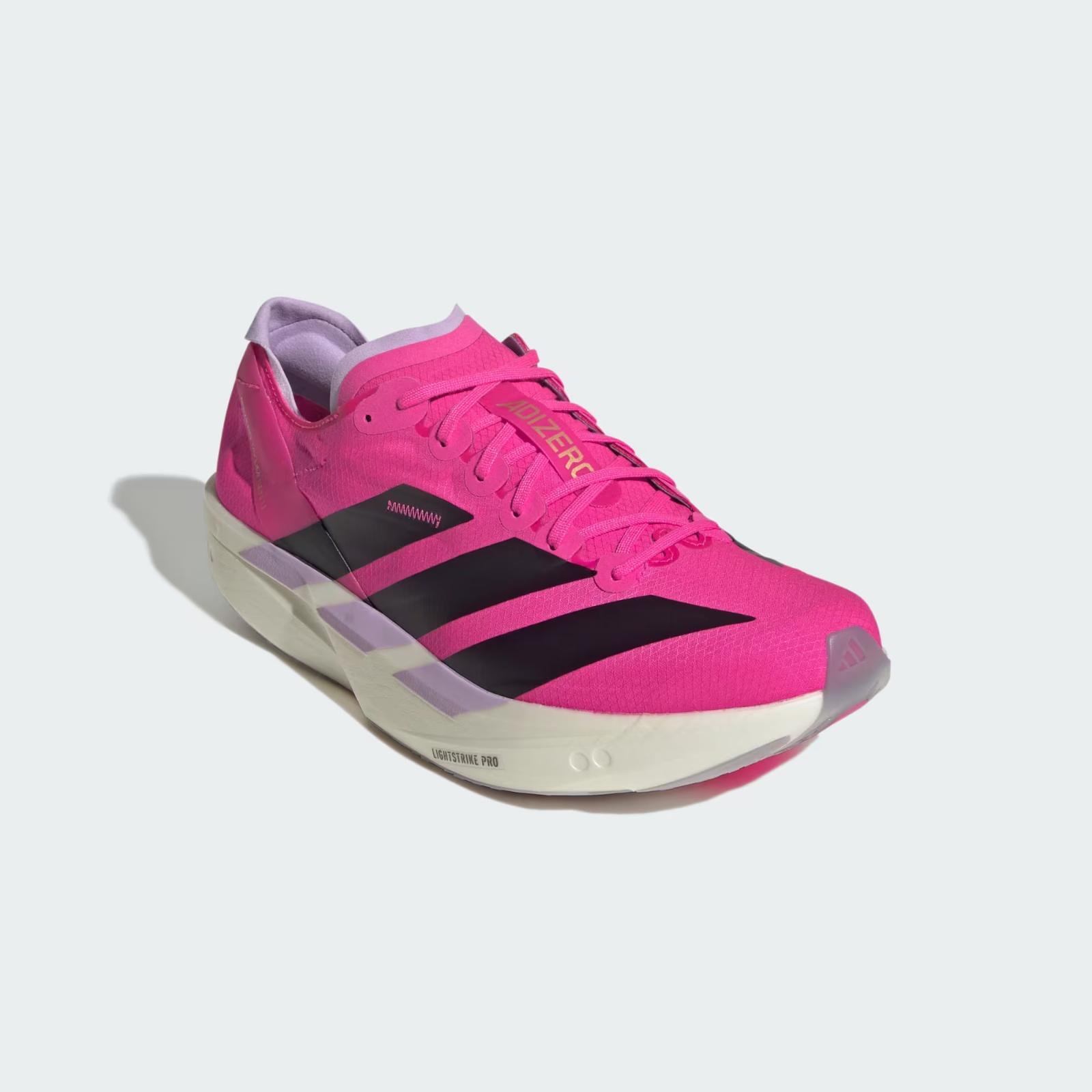 JQ2812 adidas Adizero Takumi Sen 11 Shock Pink Aurora Black Powder Plum (Men s) 10
