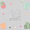 Cactus Die Cut, Scrapbooking Metal Cutting Dies, Cute Potted Cactus Die for Craft Paper Photo Album DIY Scrapbooking Embossing